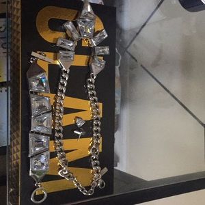 Vince Camuto Silver Necklace Set